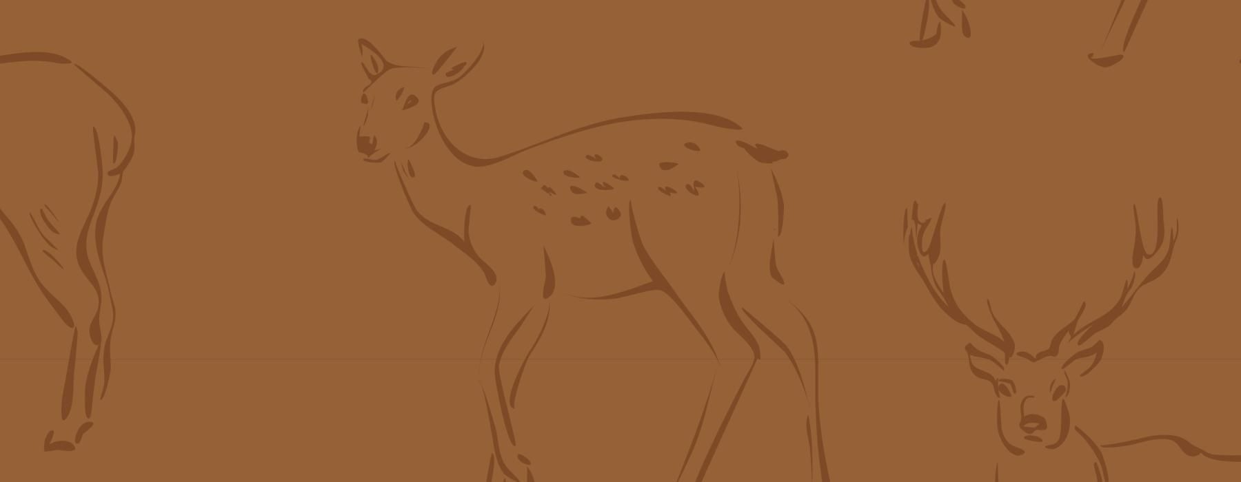 background pattern of deer