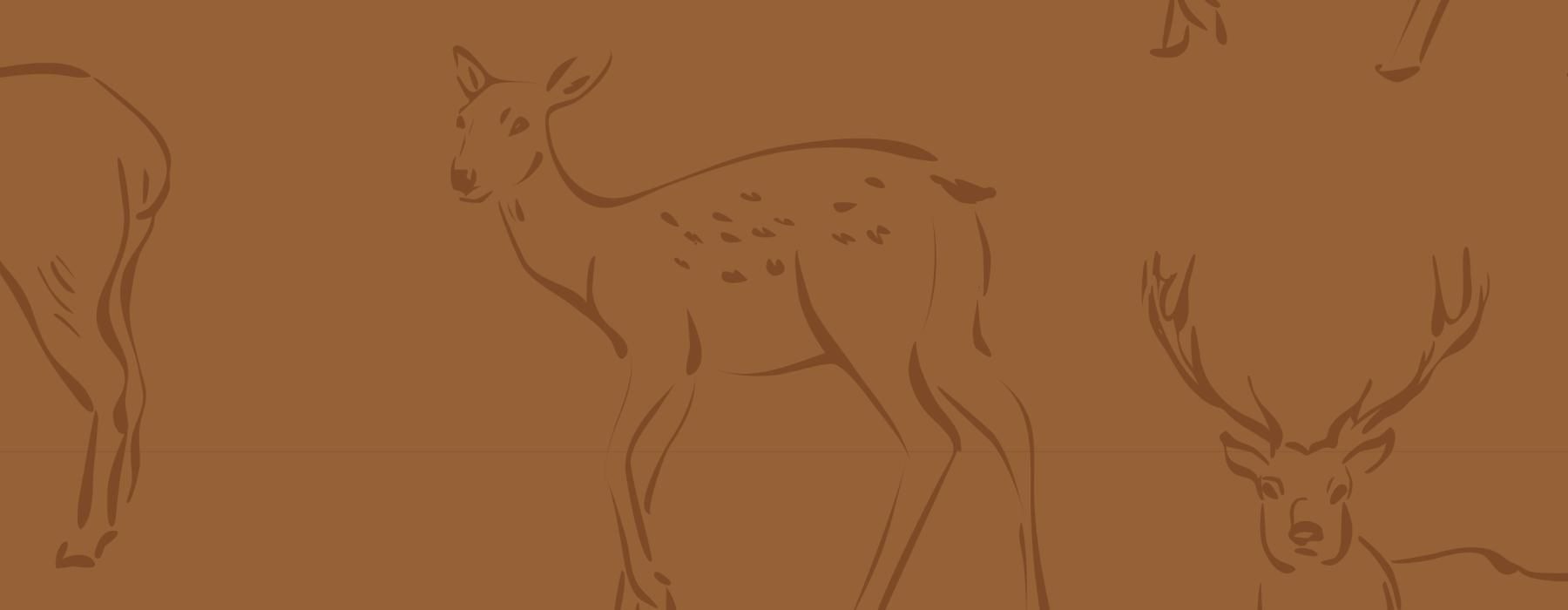 background pattern of deer