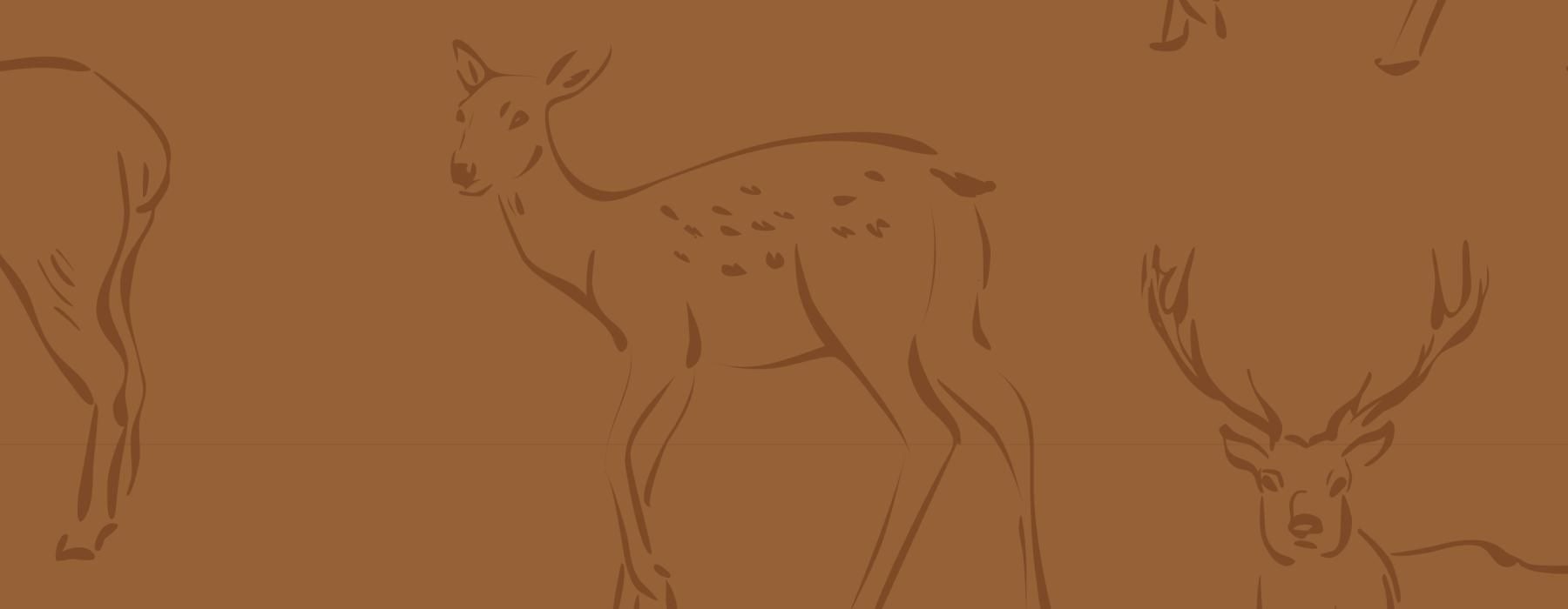 background pattern of deer