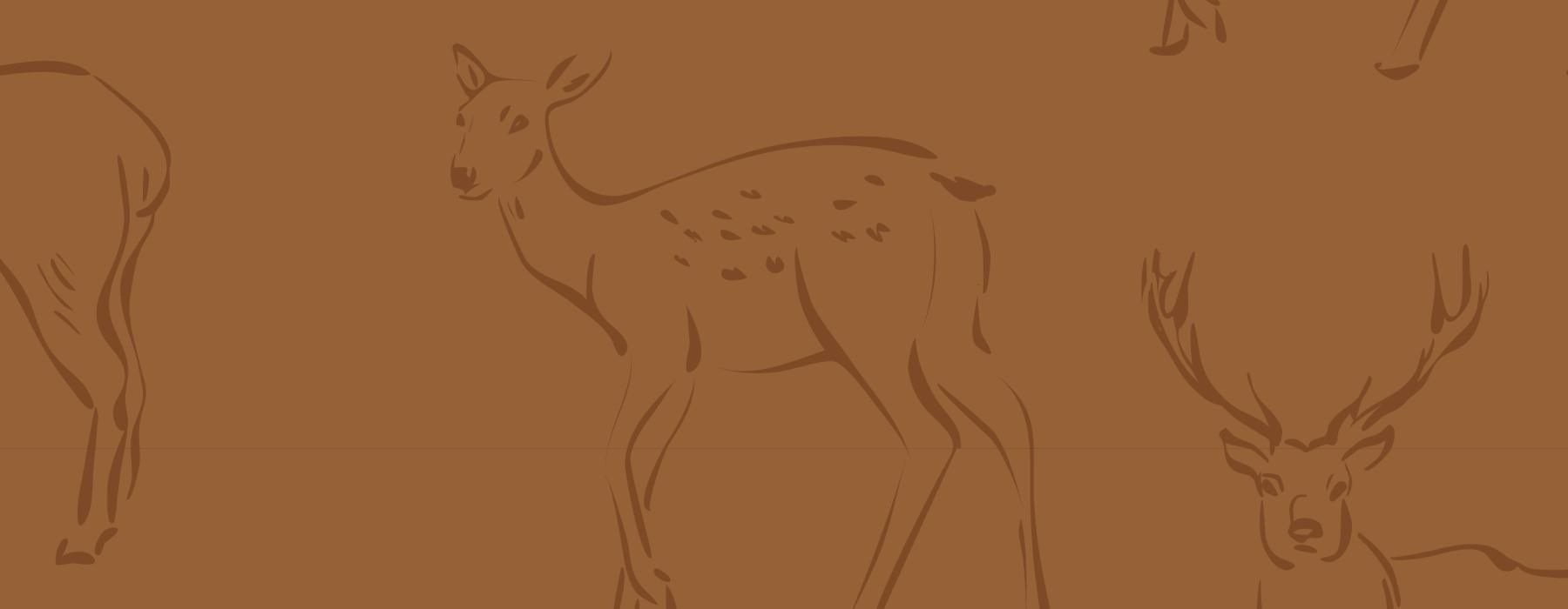 background pattern of deer