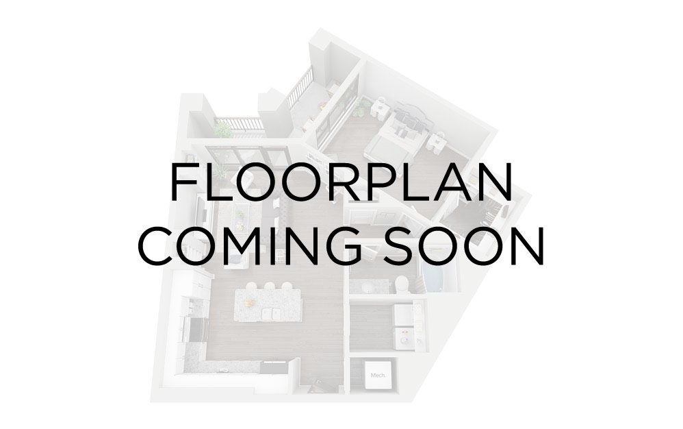 Luxe - 3 bedroom floorplan layout with 2 bathrooms and 1203 square feet